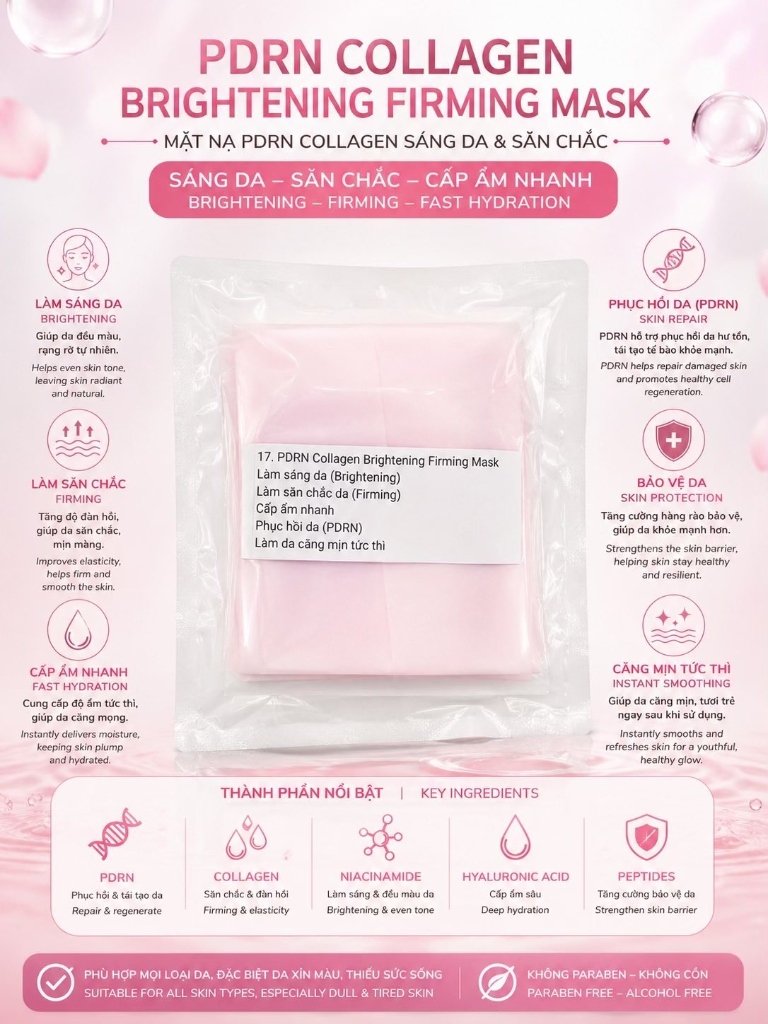 Mặt Nạ PDRN Collagen Sáng Da & Săn Chắc