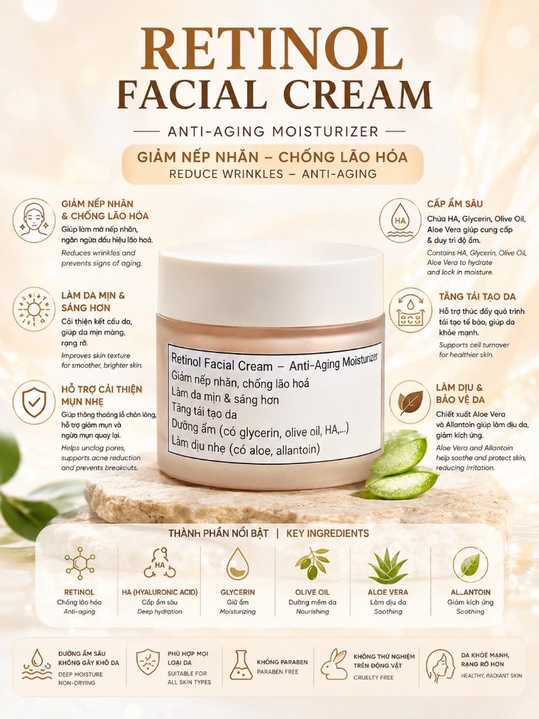 Kem Dưỡng Retinol Chống Lão Hóa